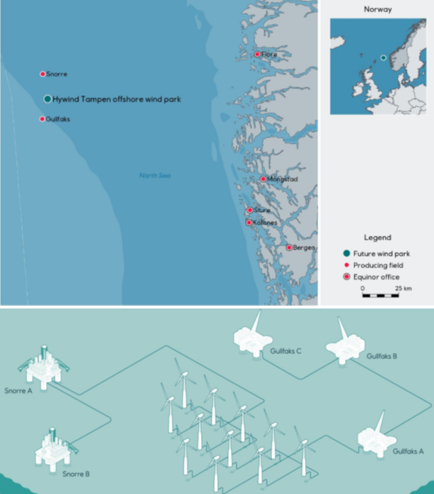 挪威能源巨頭Equinor公司正在開發世界最大的單一浮體式離岸風場